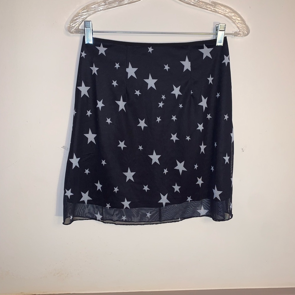 SHEIN star pattern skirt